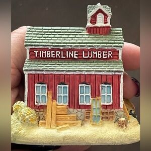 Vintage 1990’s Liberty Falls Village “Timberline Lumber” figurine